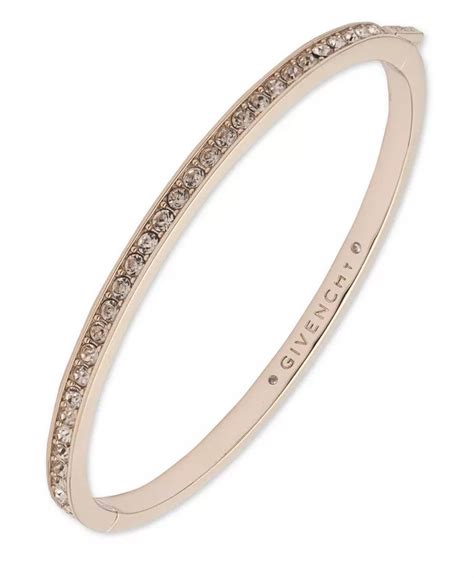 Givenchy Silk Crystal Element Bangle Bracelet 